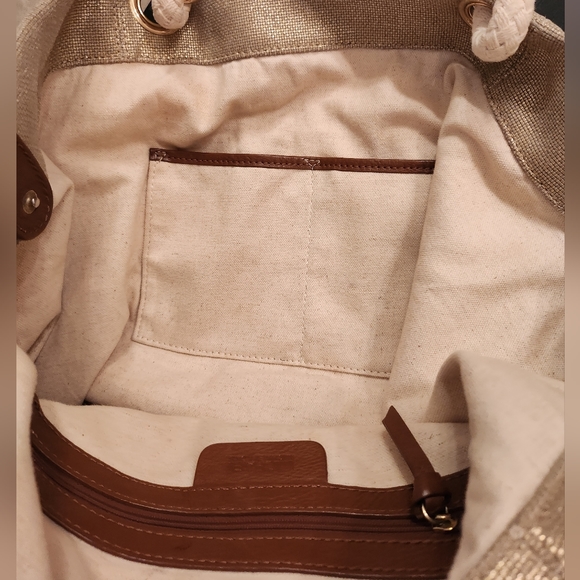 ××HP!!×× Michael Kors Nautical Gold Tote - Picture 10 of 16